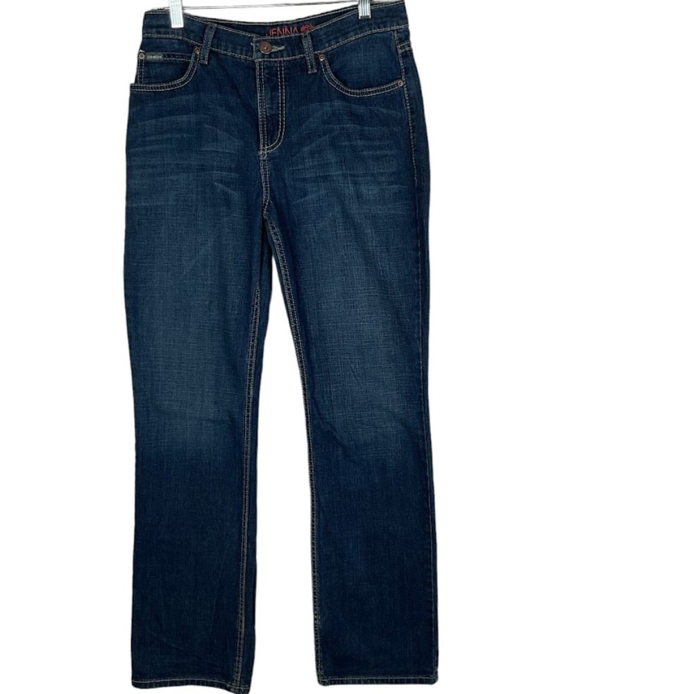 Cinch Womens Jenna Stretch Mid Rise SlimFit Boot Cut  Denim Jeans Size 30/9